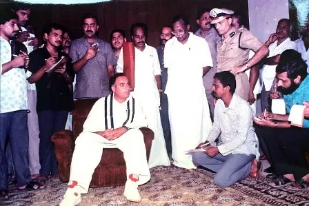 rajiv gandhi last press meet
